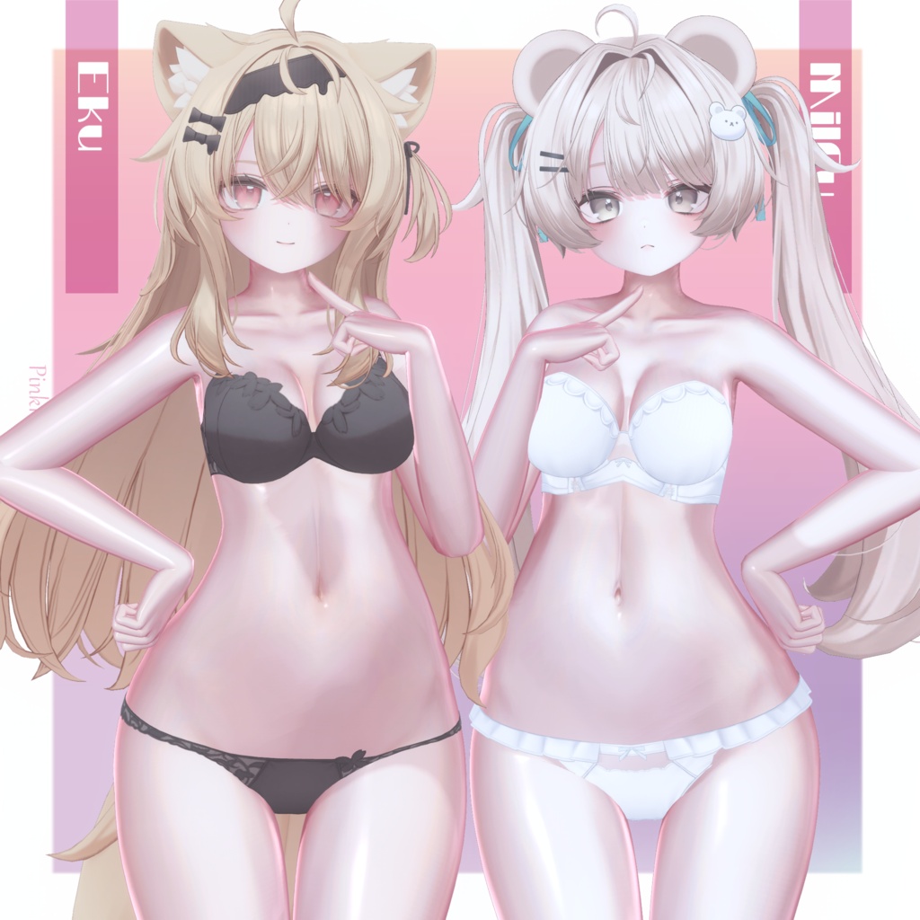 ðSALEðãã³ã¯ãã¥ã¢èãããªã¢ã« -PinkPureSkin-ãliltoonã