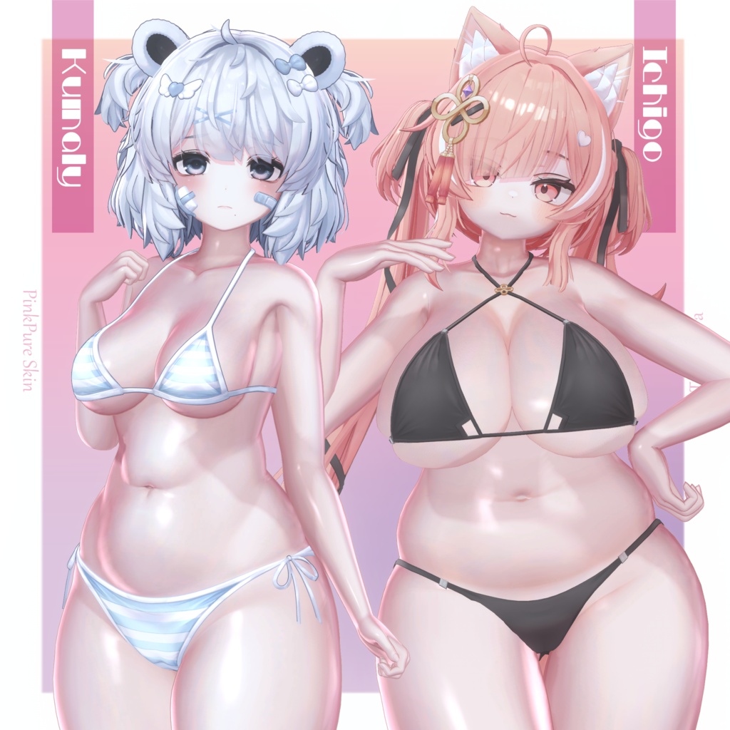 ðSALEðãã³ã¯ãã¥ã¢èãããªã¢ã« -PinkPureSkin-ãliltoonã