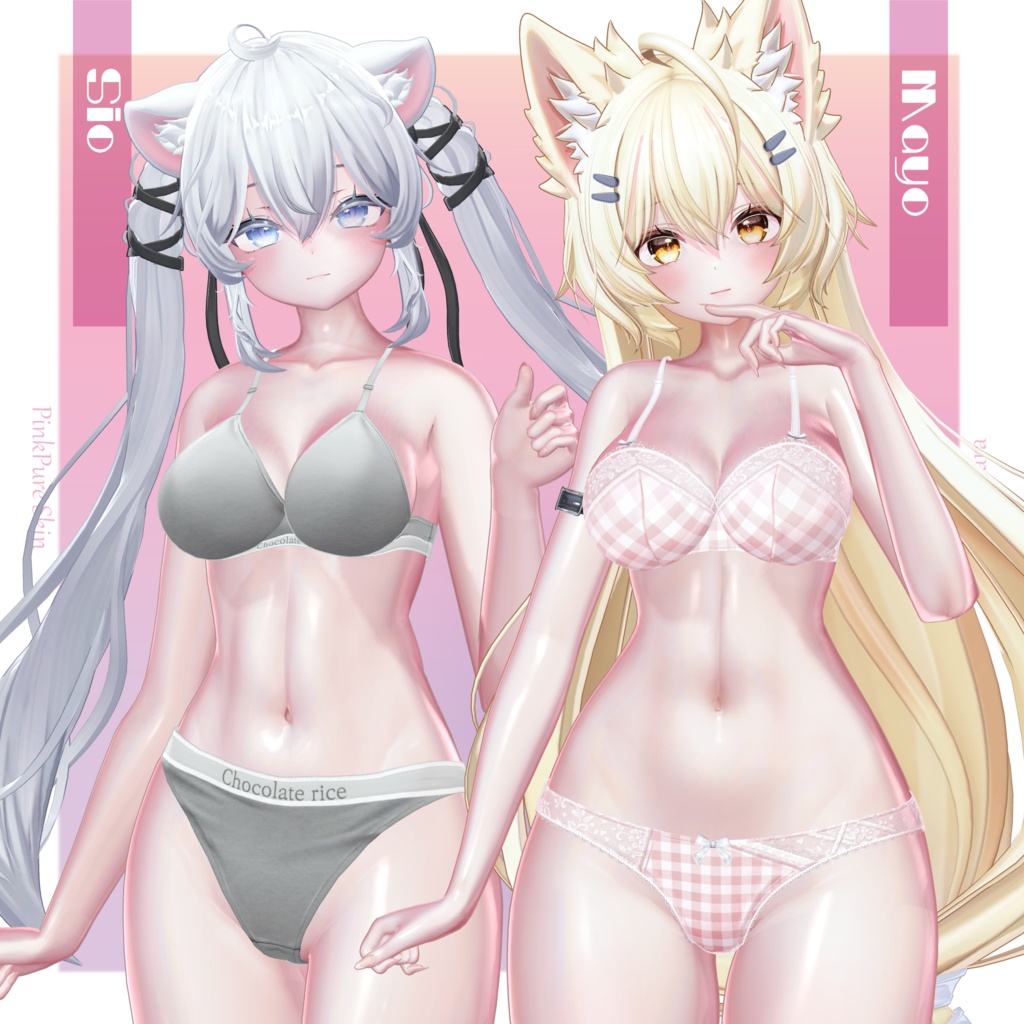 ðSALEðãã³ã¯ãã¥ã¢èãããªã¢ã« -PinkPureSkin-ãliltoonã