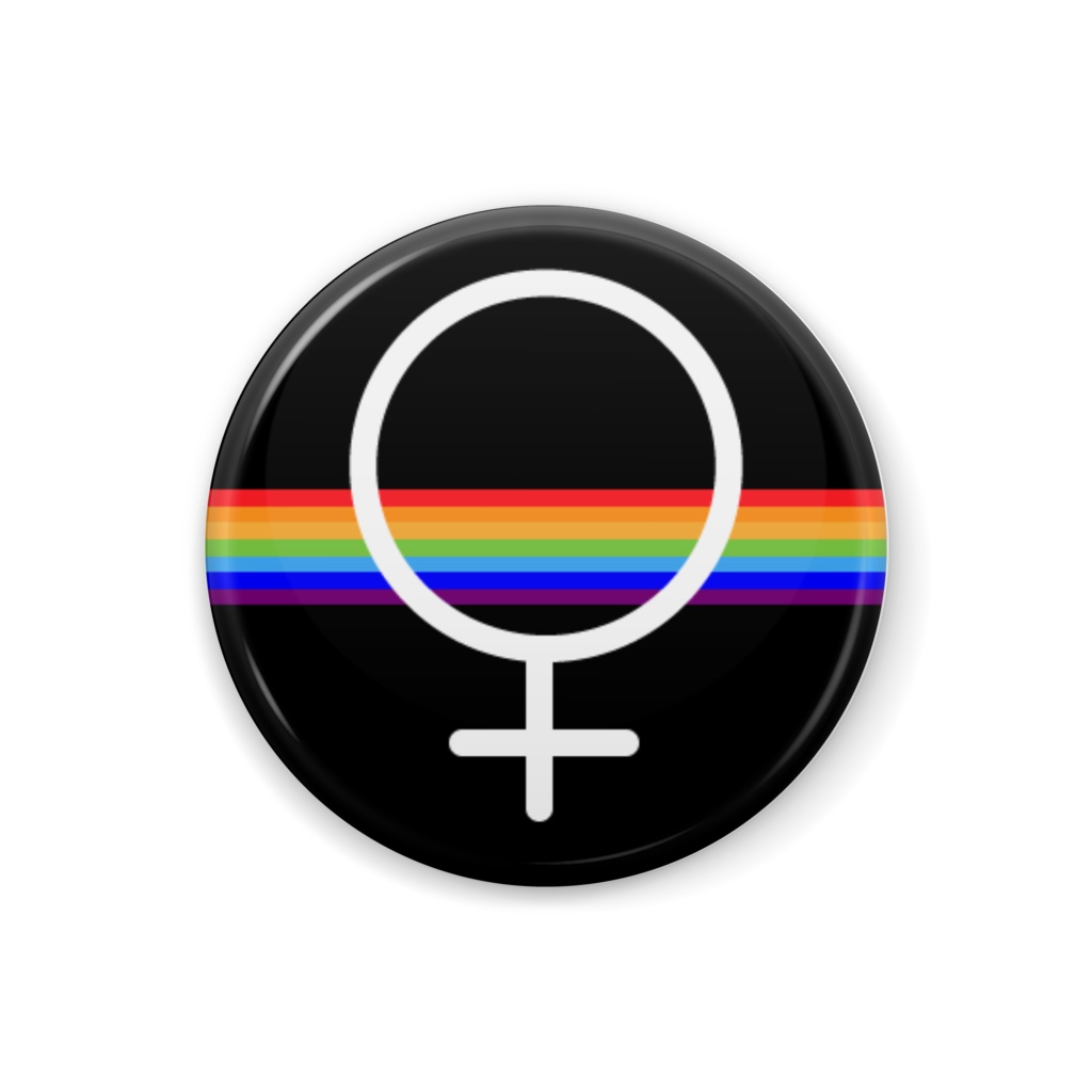 性別記号缶バッジ各種