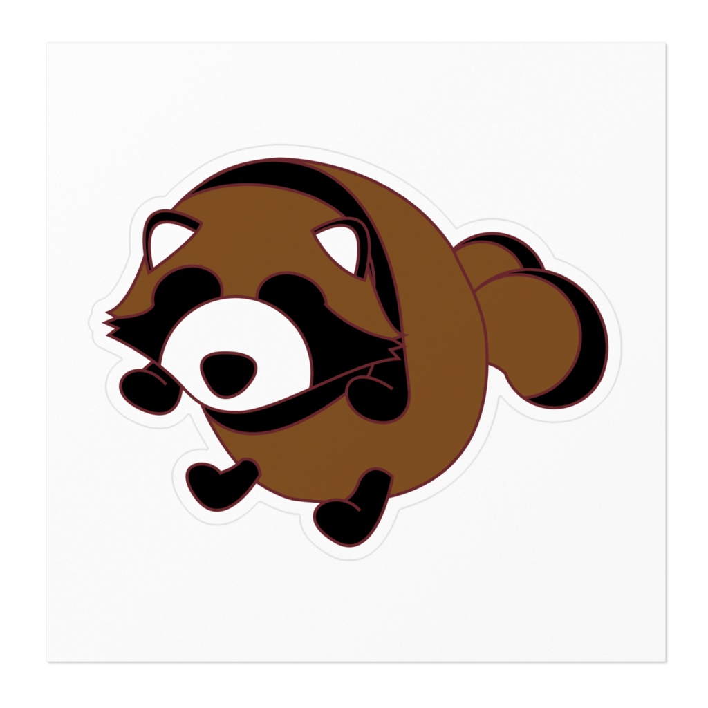 狸又2ステッカー