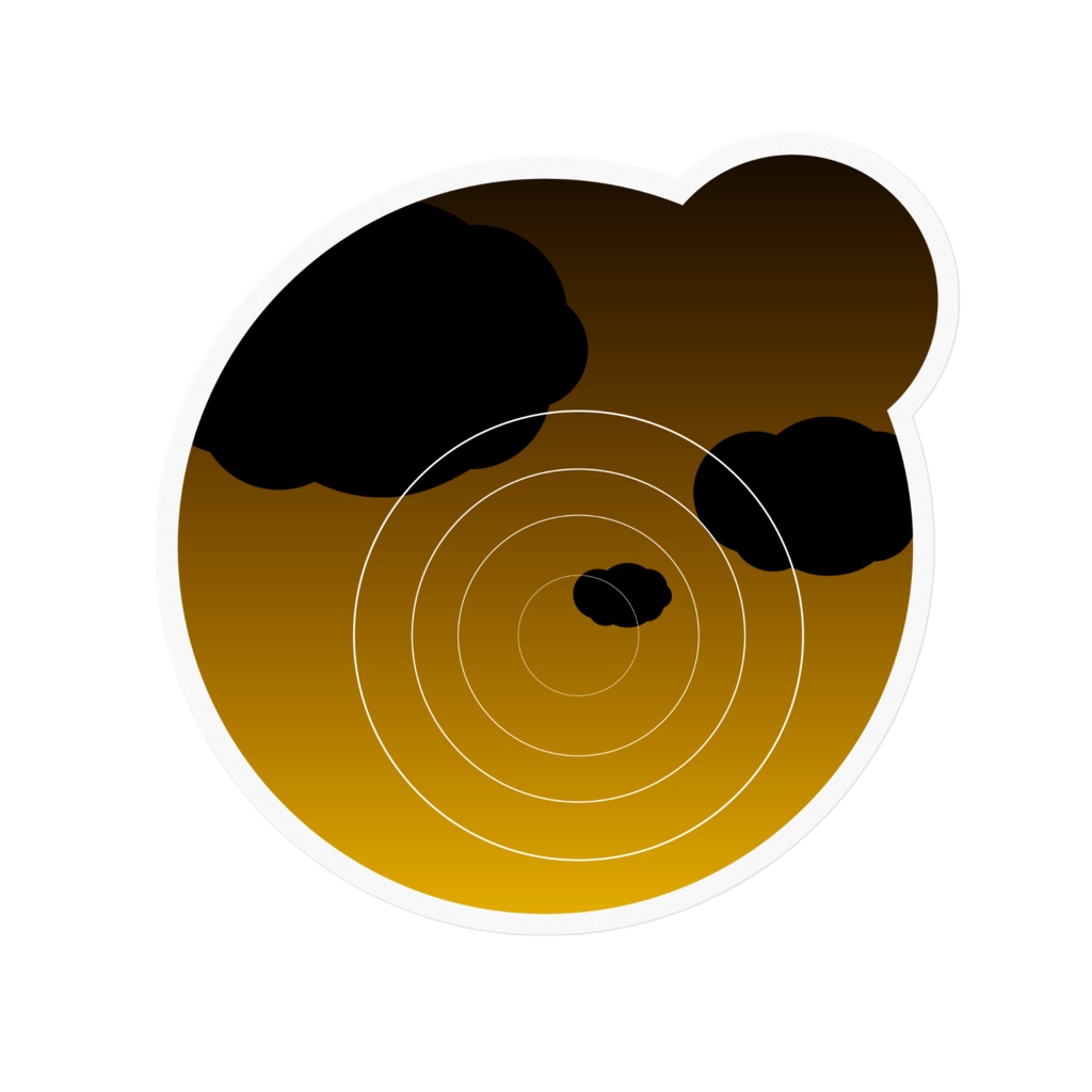 水溜まりステッカー各種