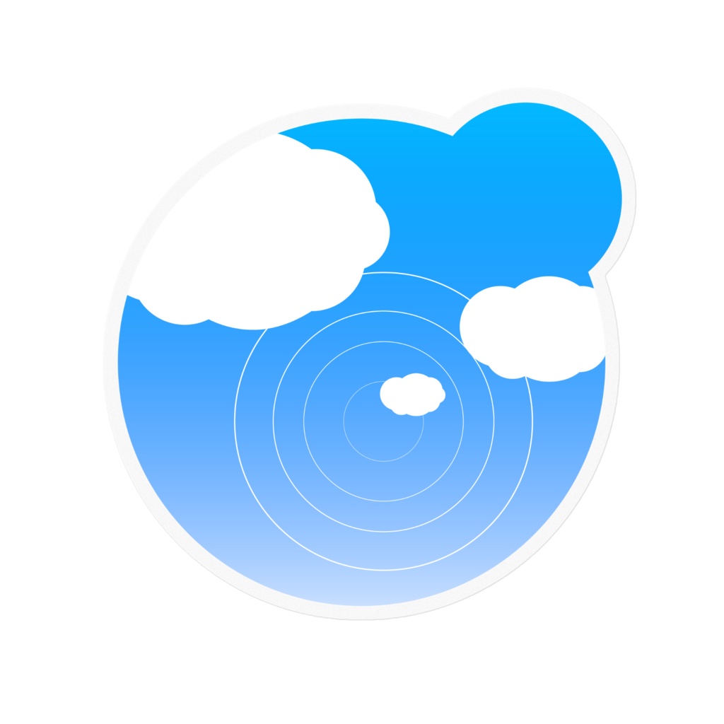 水溜まりステッカー各種