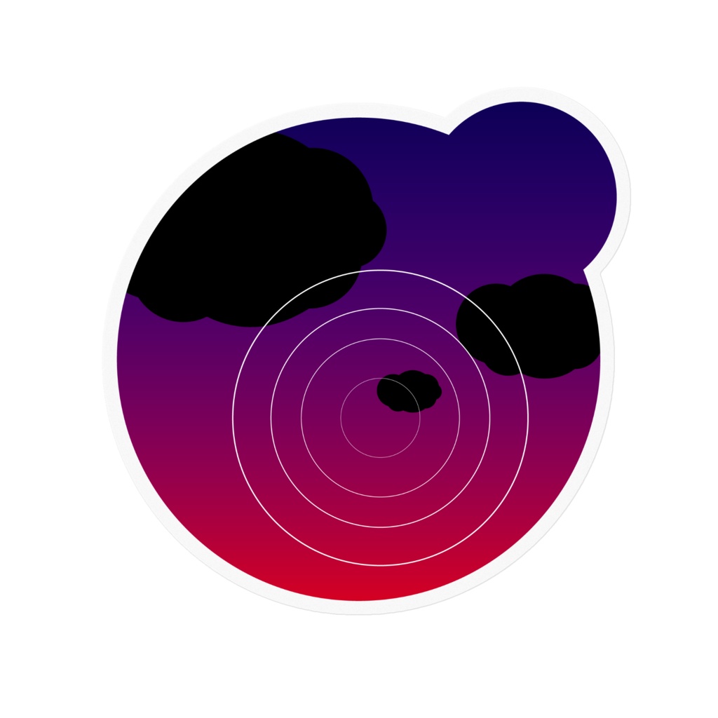 水溜まりステッカー各種