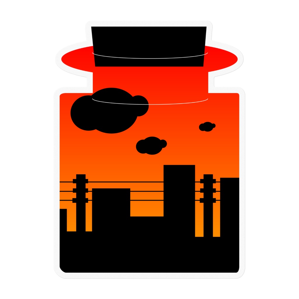 小瓶ステッカー各種