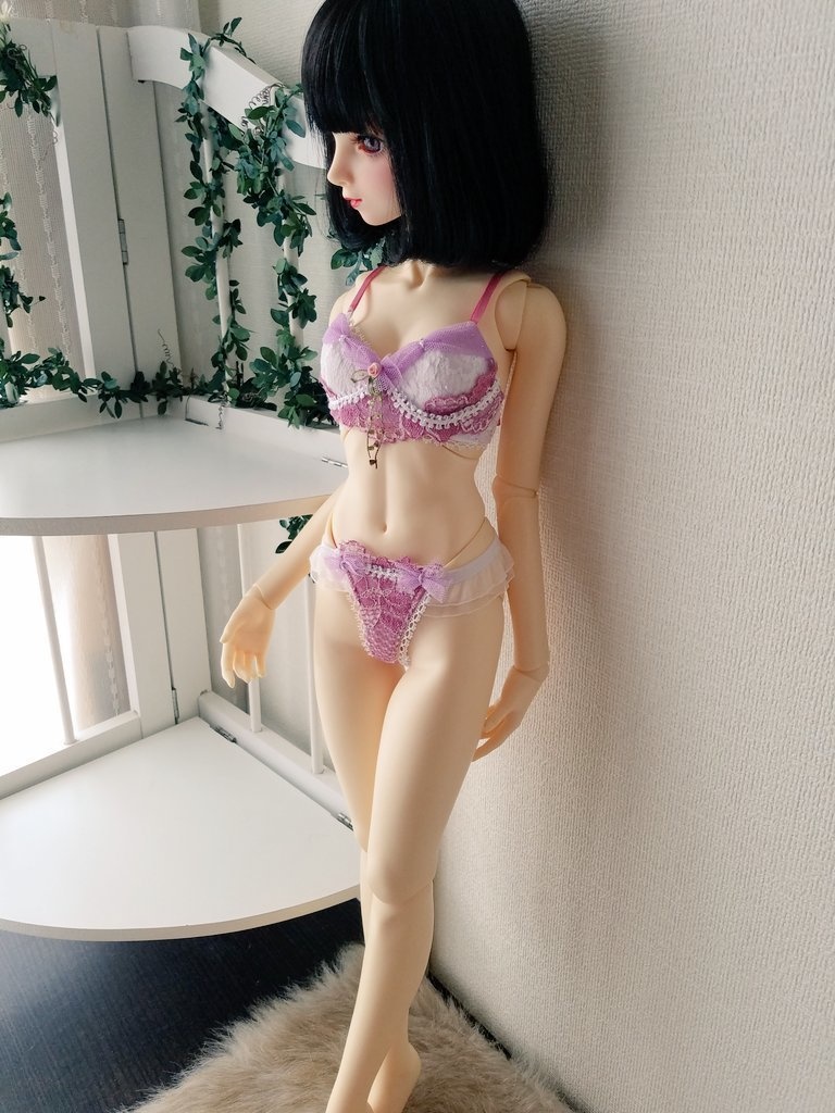 プリンセスブラ＋刺繍花付き収納袋　DD60M胸　ｓｄｇｒ推奨