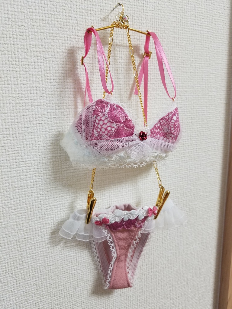 ＳＤｇｒ　ピンクレースＡ－5　ドールsize　ランジェリー　SDｇｒ　M胸推奨