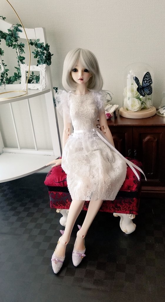 ６０㎝級ドール　フラット足用　ローミュールふ