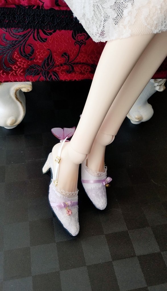 ６０㎝級ドール　フラット足用　ローミュールふ