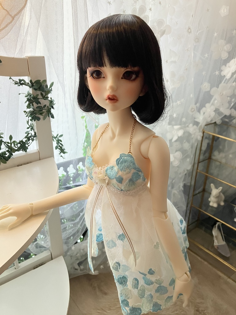 水色花びらのブラカップ　６０㎝級　専用袋付き