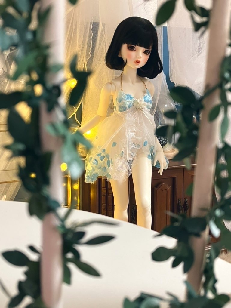 水色花びらのブラカップ　６０㎝級　専用袋付き