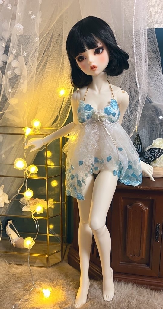 水色花びらのブラカップ　６０㎝級　専用袋付き