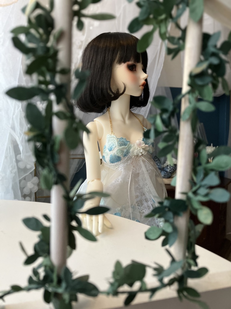 水色花びらのブラカップ　６０㎝級　専用袋付き