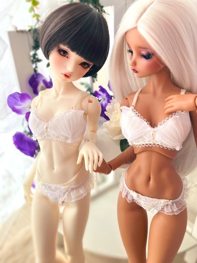 貝殻風ランジェリー　白　　ワイヤーボーン入り　DD（M胸）・SDｇｒ