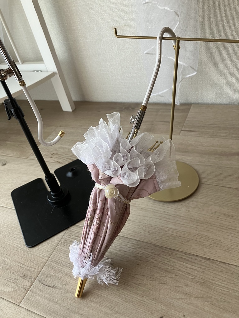 くすみローズパラソル　