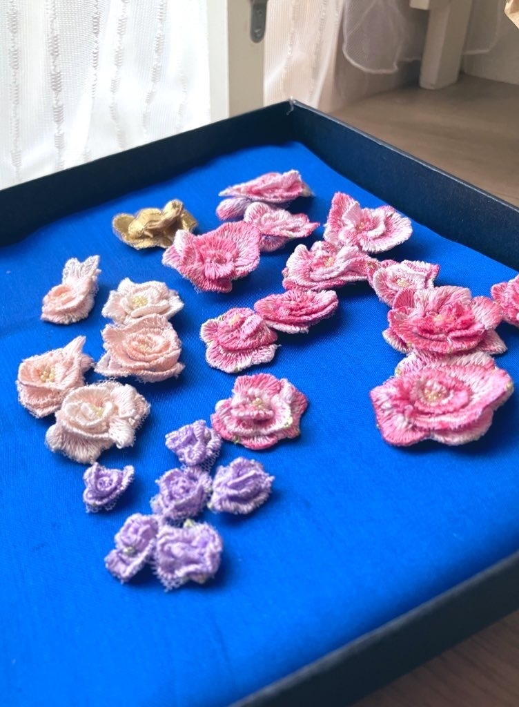 SD13用　花纏うランジェリー　「ピンクローズ」A　胸リボンピンク
