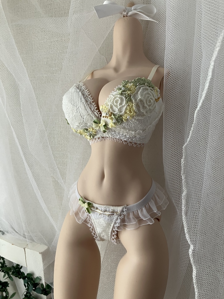 DDDY専用ランジェリーセット　E:緑の薔薇ブレード