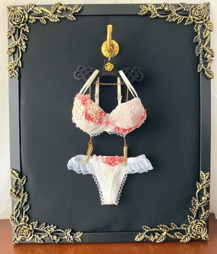 DDDY専用ランジェリーセット　F：ピンクの薔薇ブレード: