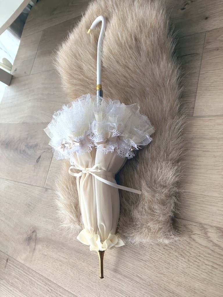 シフォンレースのパラソル