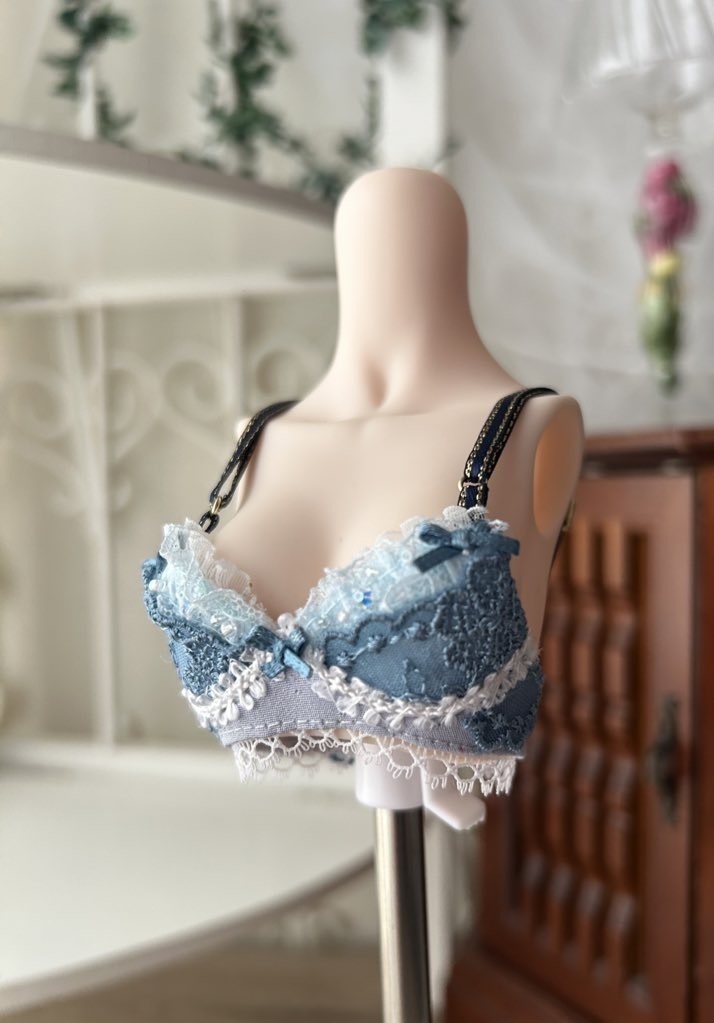 MDD　ランジェリーセット　青　S/M胸用