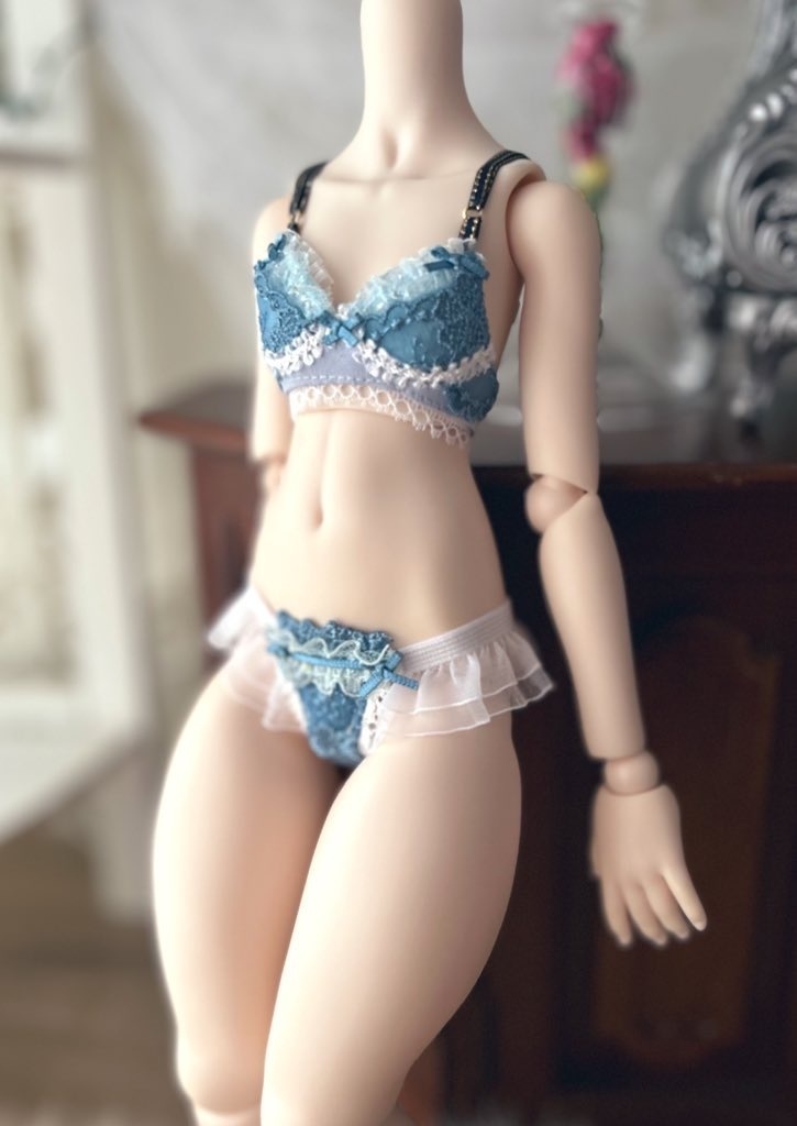 MDD　ランジェリーセット　青　S/M胸用