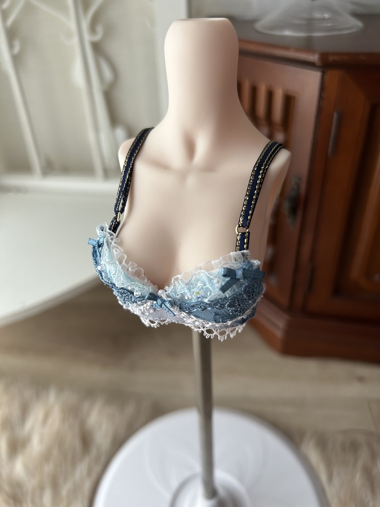 MDD　ランジェリーセット　青　S/M胸用