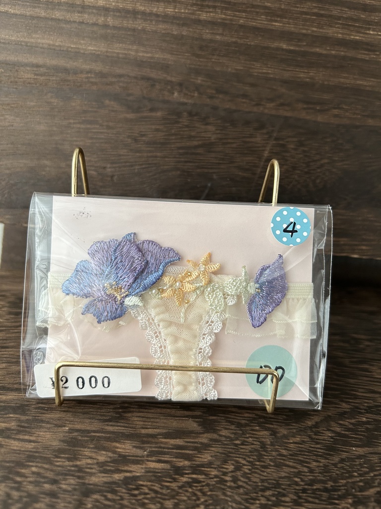 DD/DDS 　浅履きショーツ　青い花　④　