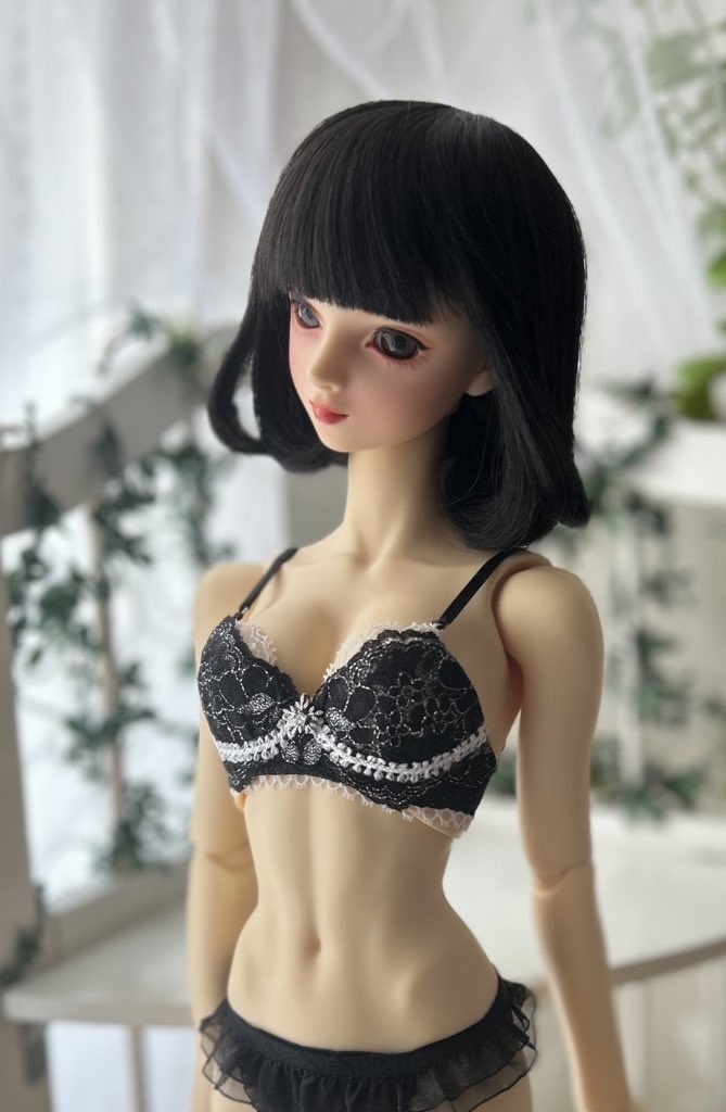 SD16 雪の飾り付き　ブラ＋ショーツセット