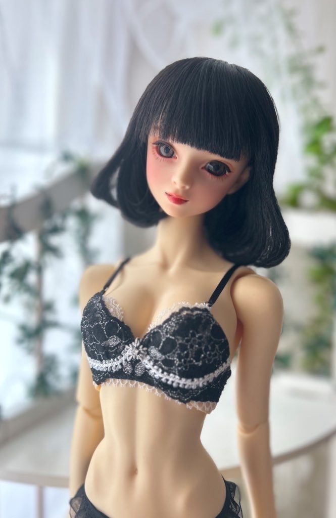 SD16 雪の飾り付き　ブラ＋ショーツセット
