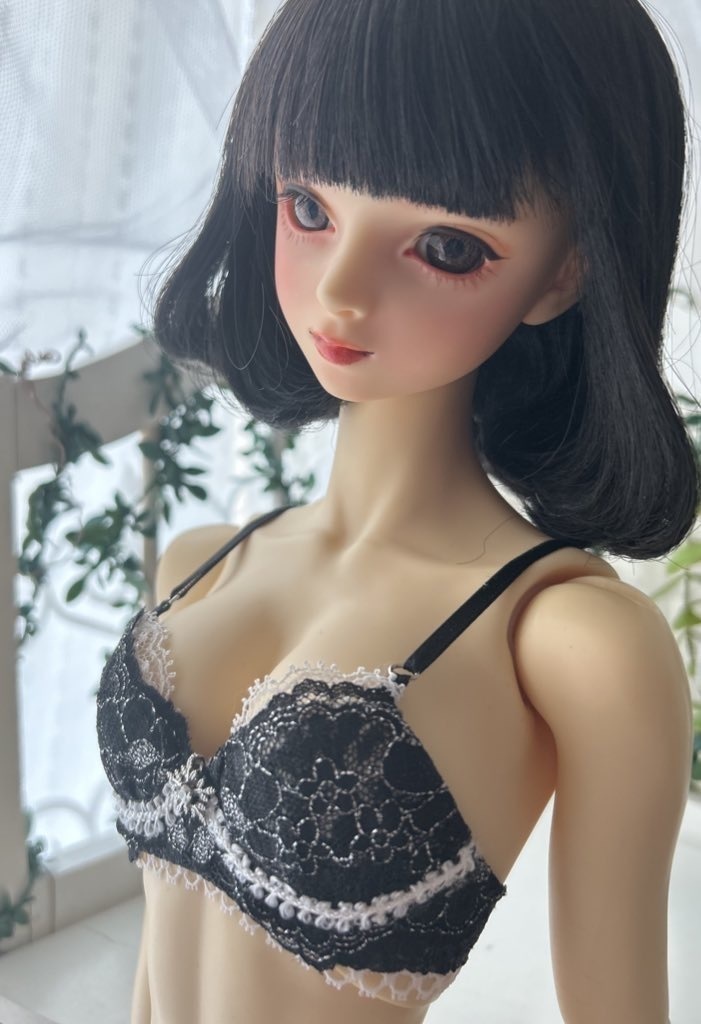 SD16 雪の飾り付き　ブラ＋ショーツセット