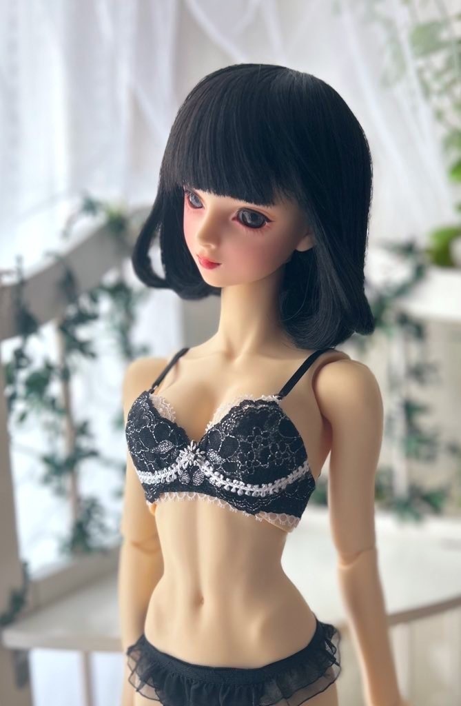 SD16 雪の飾り付き　ブラ＋ショーツセット