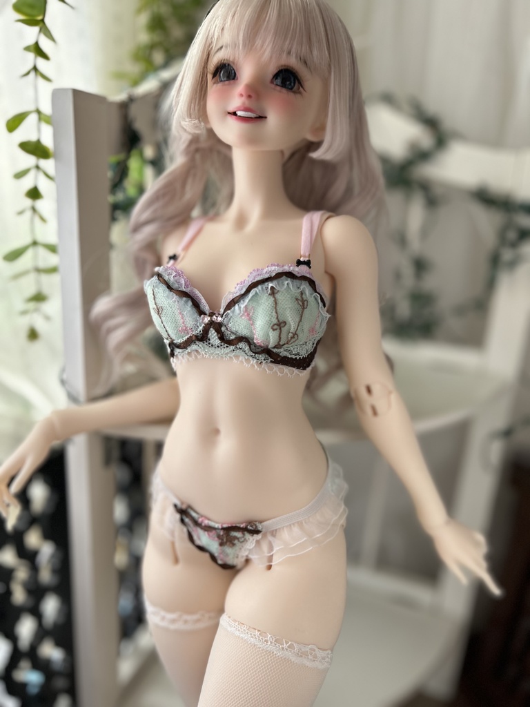 【AsleepEidolon ・ M胸】　チョコミント 　ブラ＋ショーツセット
