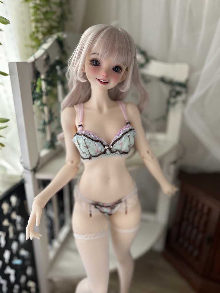 【AsleepEidolon ・ M胸】　チョコミント 　ブラ＋ショーツセット