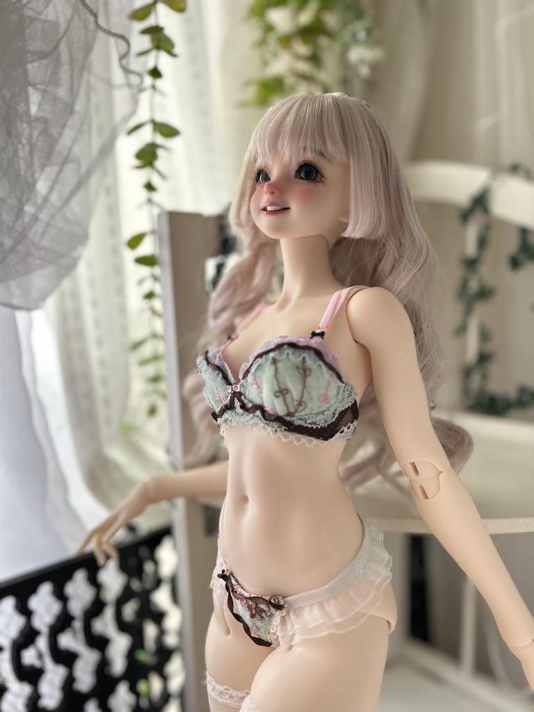 【AsleepEidolon ・ M胸】　チョコミント 　ブラ＋ショーツセット
