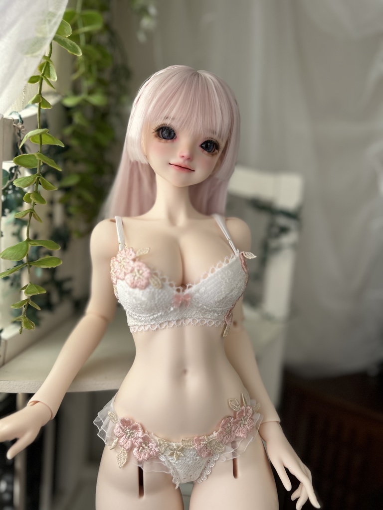 【AsleepEidolon ・ L胸】　桜ブレード　ブラ＋ショーツセット　L胸用