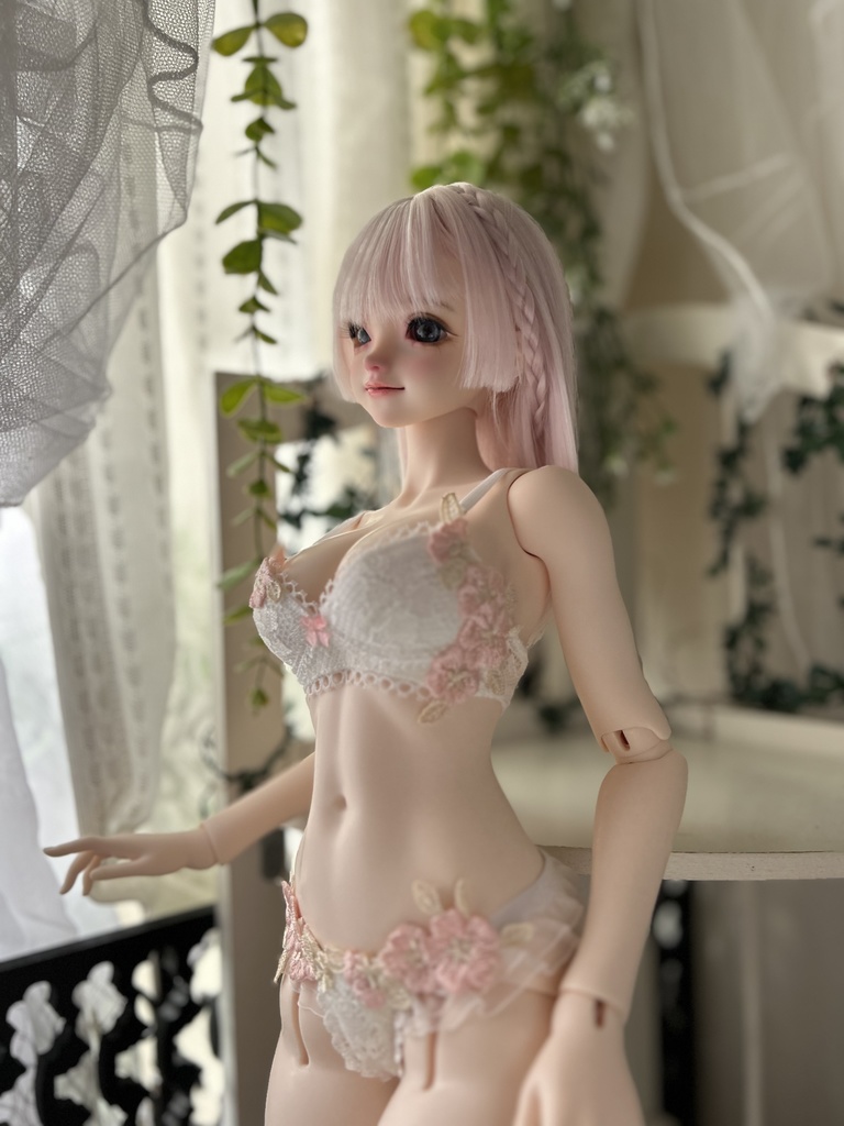 【AsleepEidolon ・ L胸】　桜ブレード　ブラ＋ショーツセット　L胸用