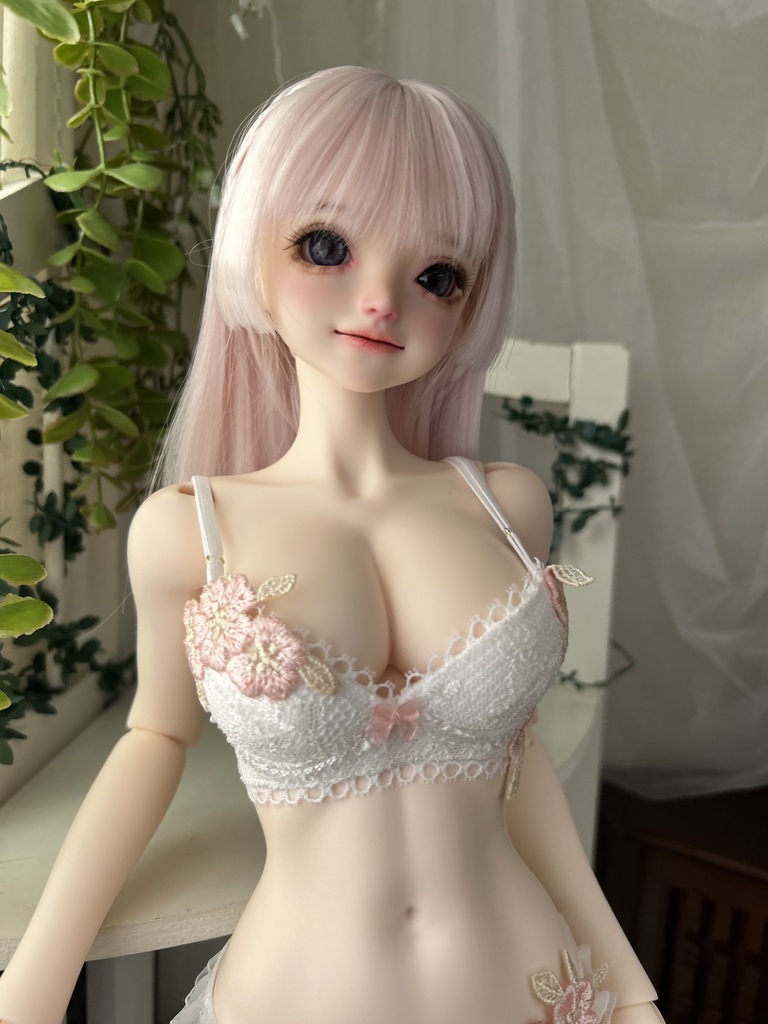 【AsleepEidolon ・ L胸】　桜ブレード　ブラ＋ショーツセット　L胸用