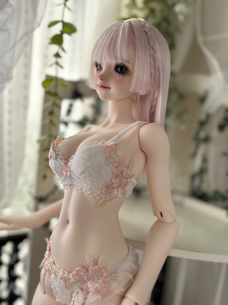 【AsleepEidolon ・ L胸】　桜ブレード　ブラ＋ショーツセット　L胸用