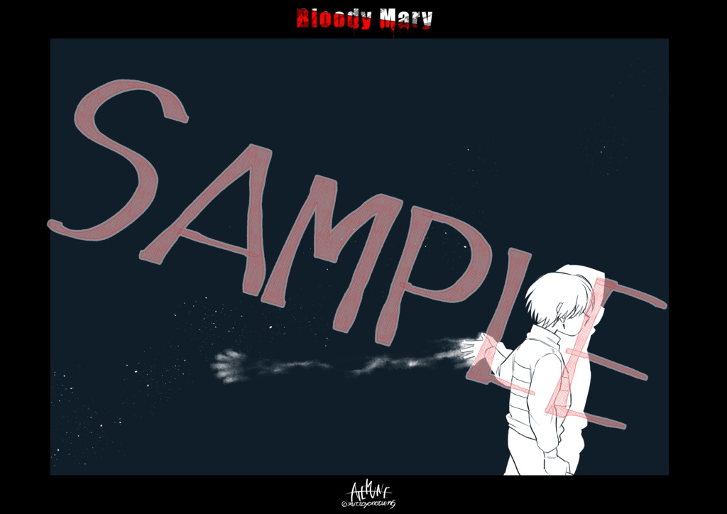 【SOLD OUT】同人誌:Dusttale comics【Bloody Mary】本のみ