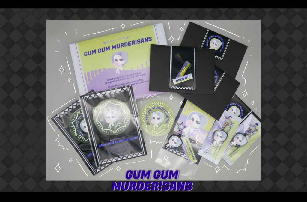 GUM GUM MURDER!SANS【アクリルグッズセット】