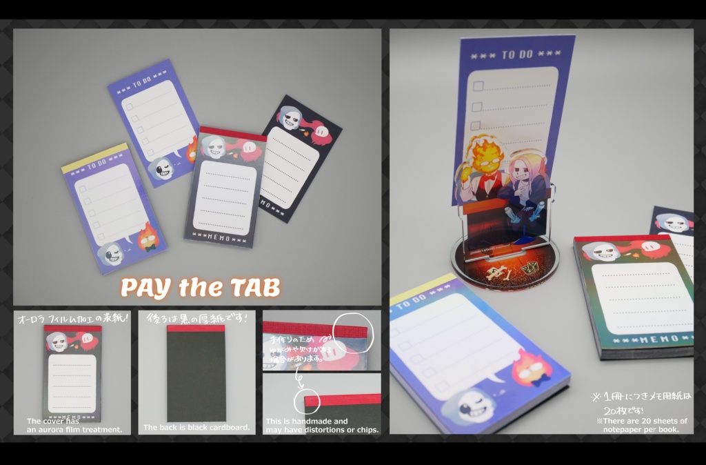 PAY the TAB【アクリルスタンドセット】