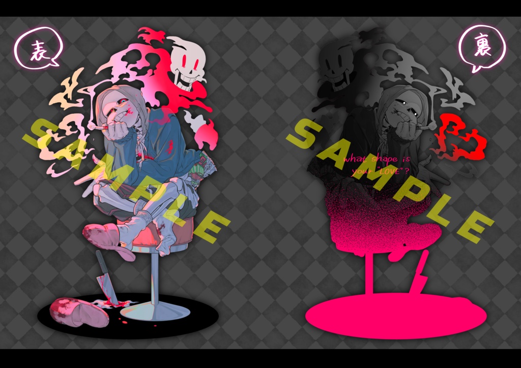 【SOLD OUT】 ②small【KARMA69】Murder!Sansアクリルスタンド