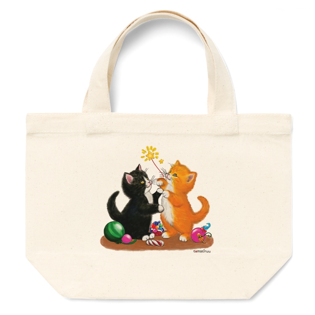 トートバッグS　＊お星さまと猫たち＊