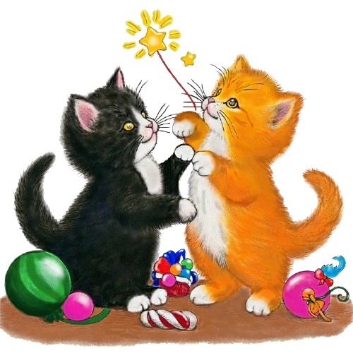 トートバッグM *お星さまと猫たち*