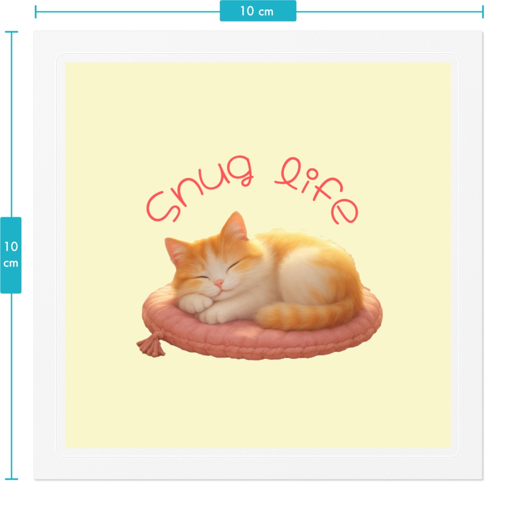 *snug life* にゃんこ日和シリーズステッカー
