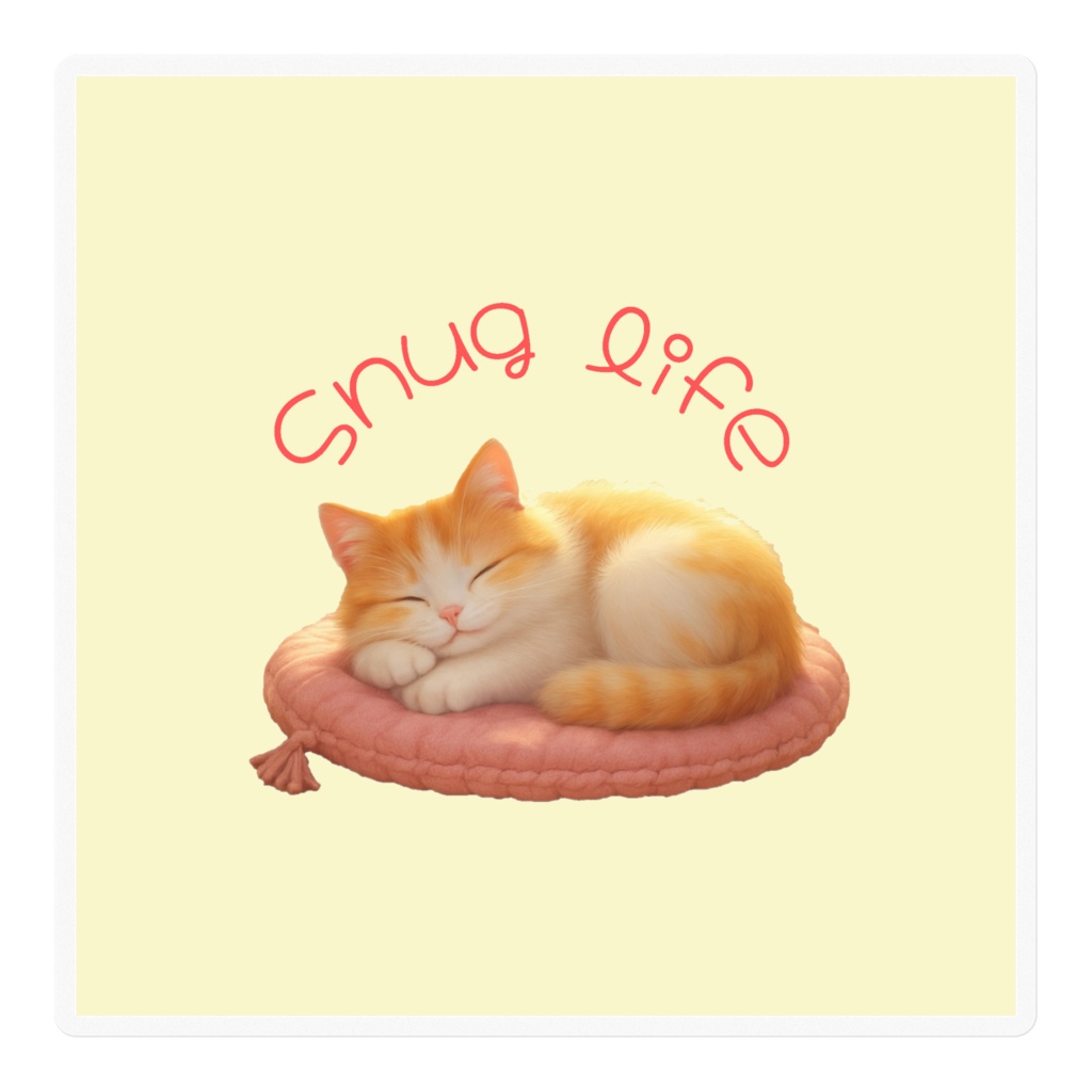 *snug life* にゃんこ日和シリーズステッカー
