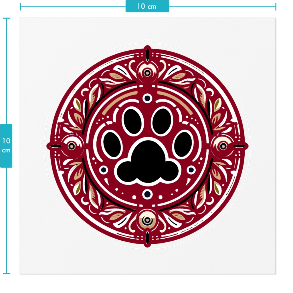 ステッカー ニャンブレム・にくきゅ~シンボル*004