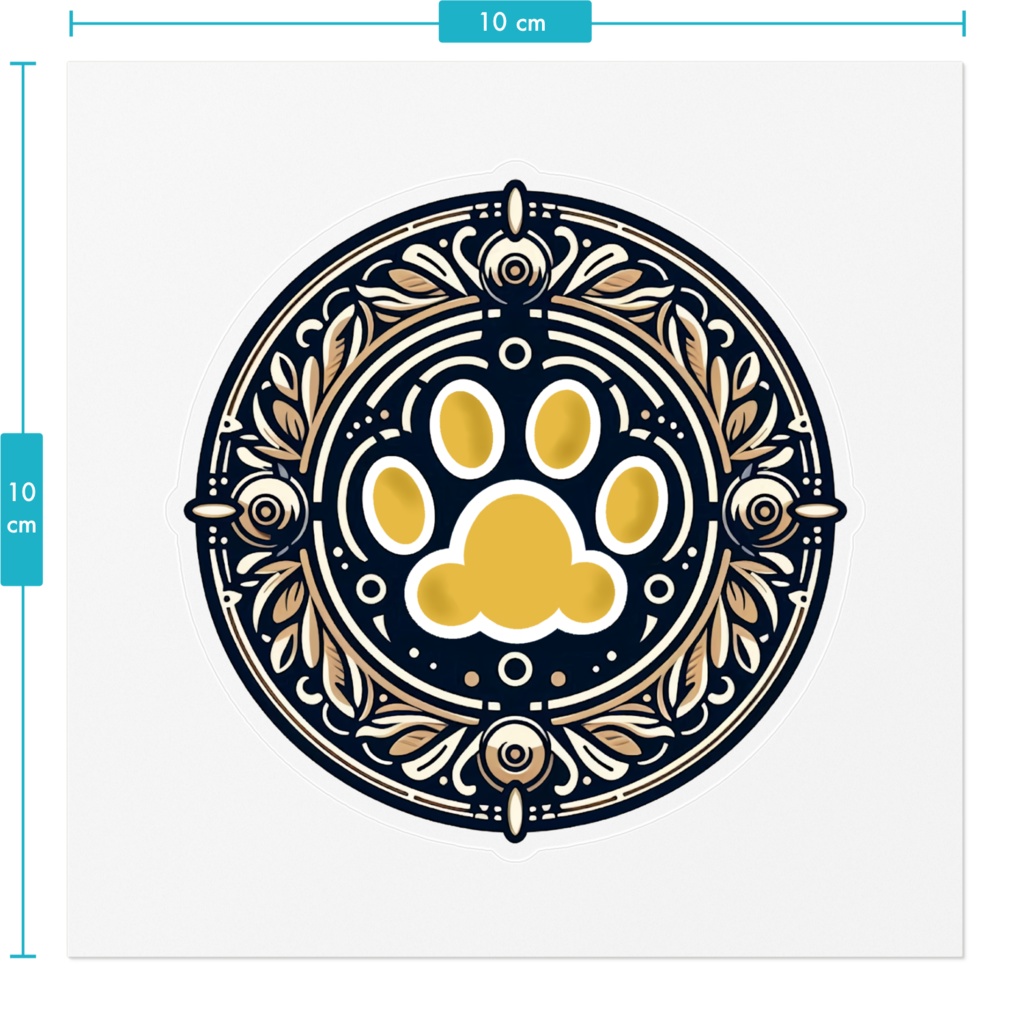 ステッカー ニャンブレム・にくきゅ~シンボル*002
