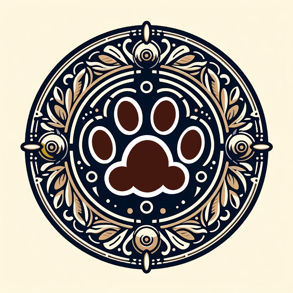 ステッカー ニャンブレム・にくきゅ~シンボル*001