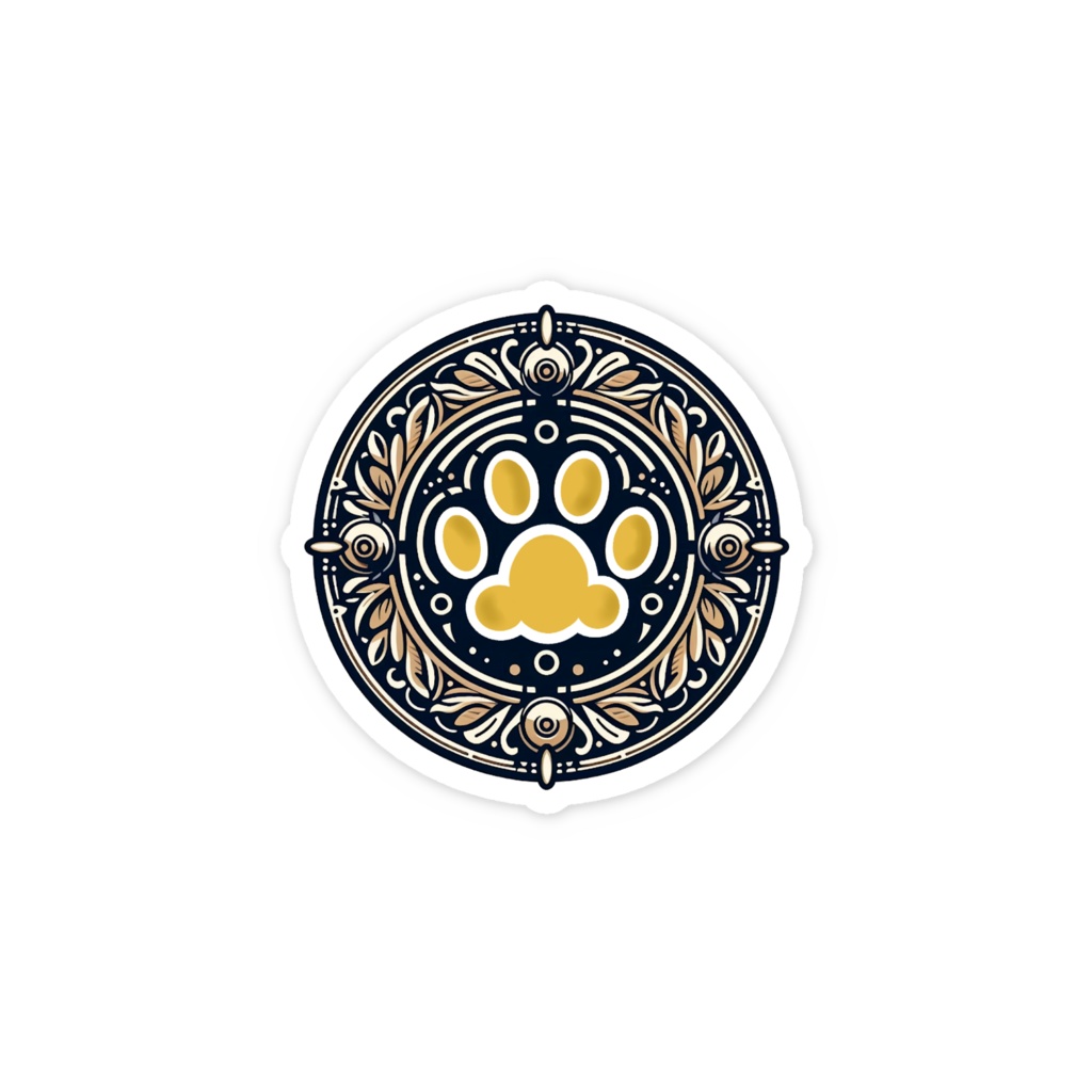 スマホステッカー ニャンブレム・にくきゅ~シンボル*002